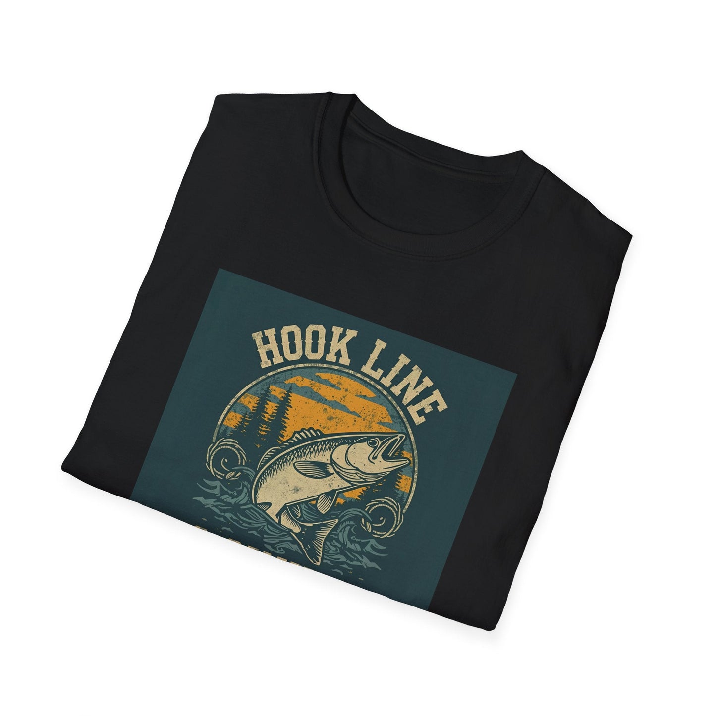 Hook Line & Sinker Fishing T-Shirt for Outdoors Enthusiasts - SJM Print Store