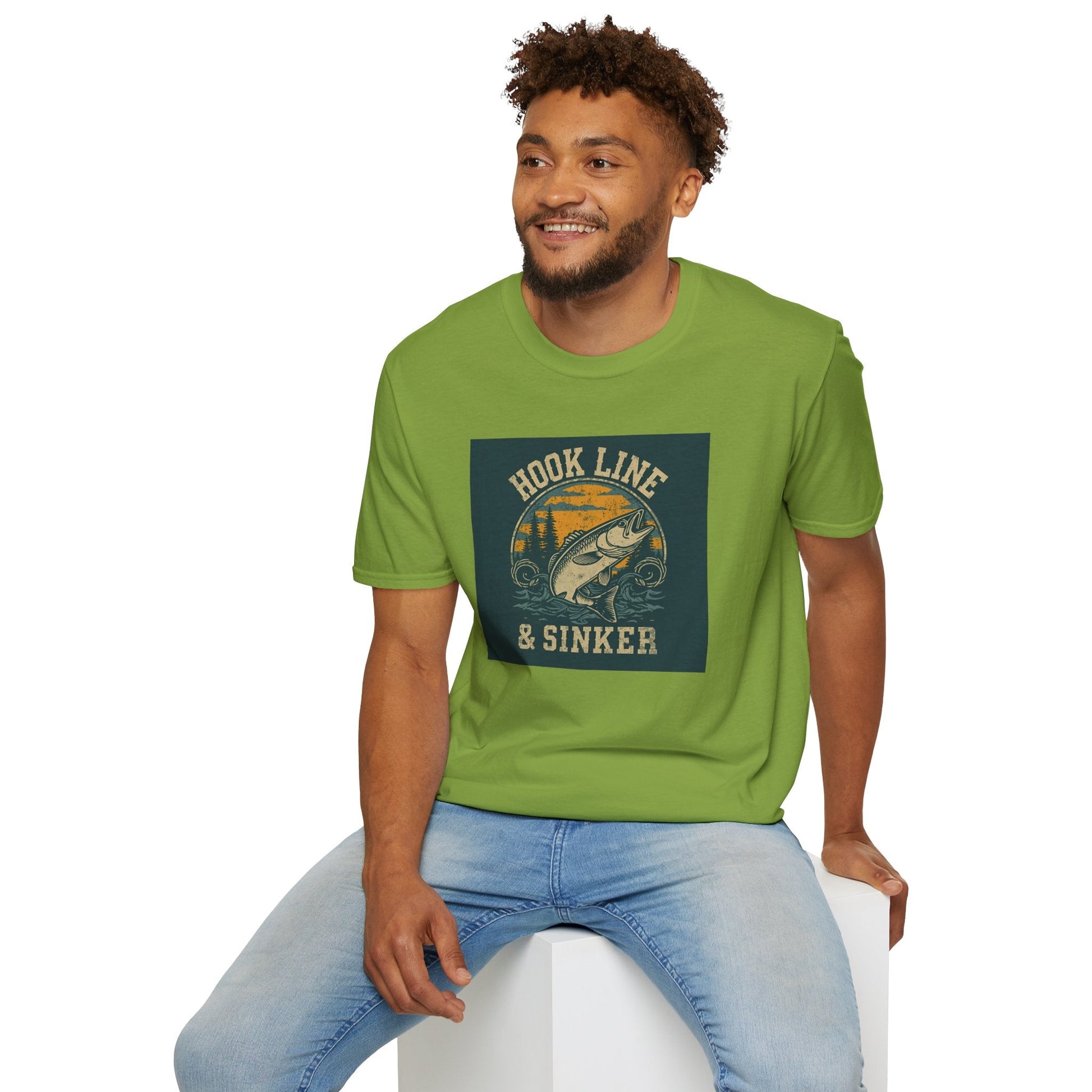 Hook Line & Sinker Fishing T-Shirt for Outdoors Enthusiasts - SJM Print Store