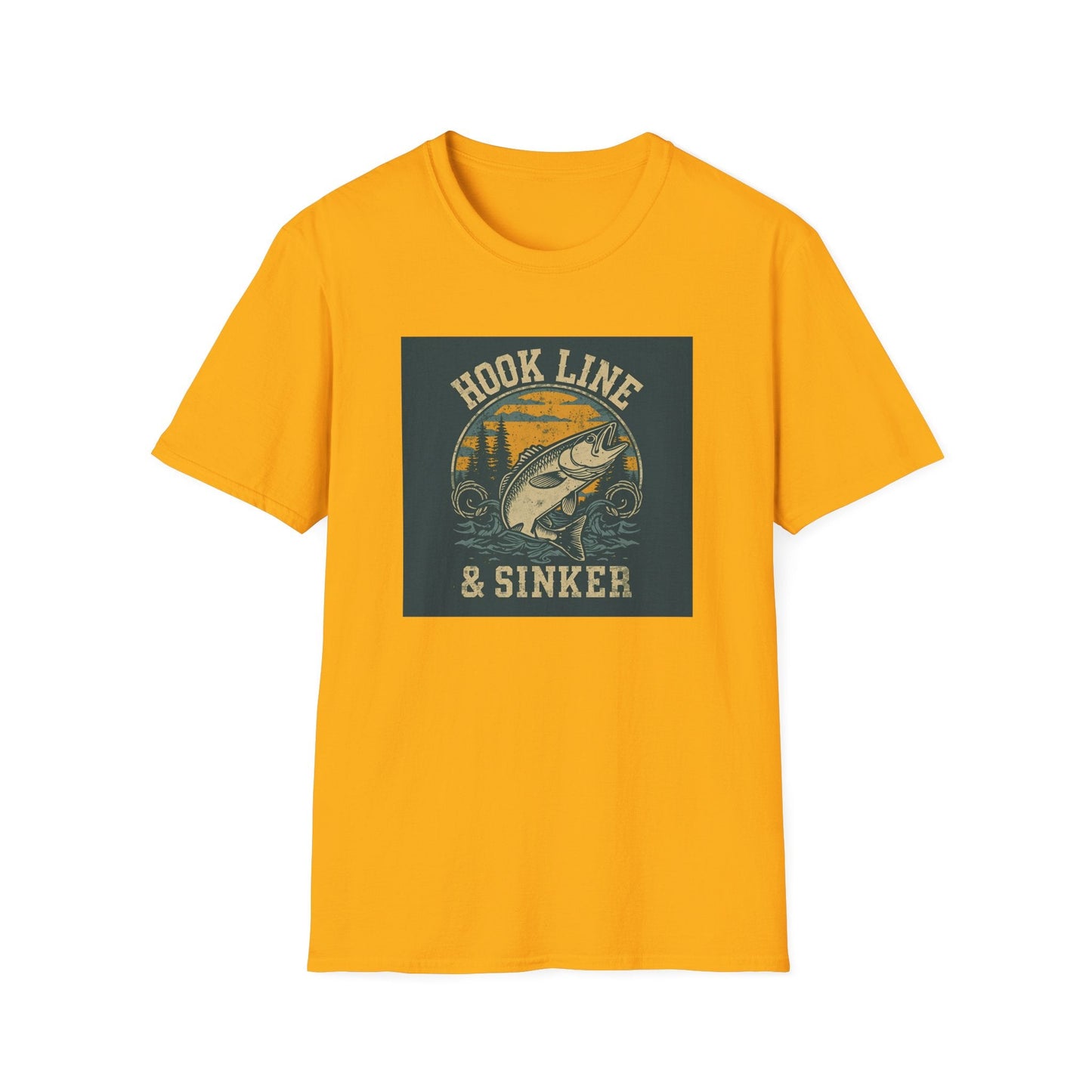 Hook Line & Sinker Fishing T-Shirt for Outdoors Enthusiasts - SJM Print Store