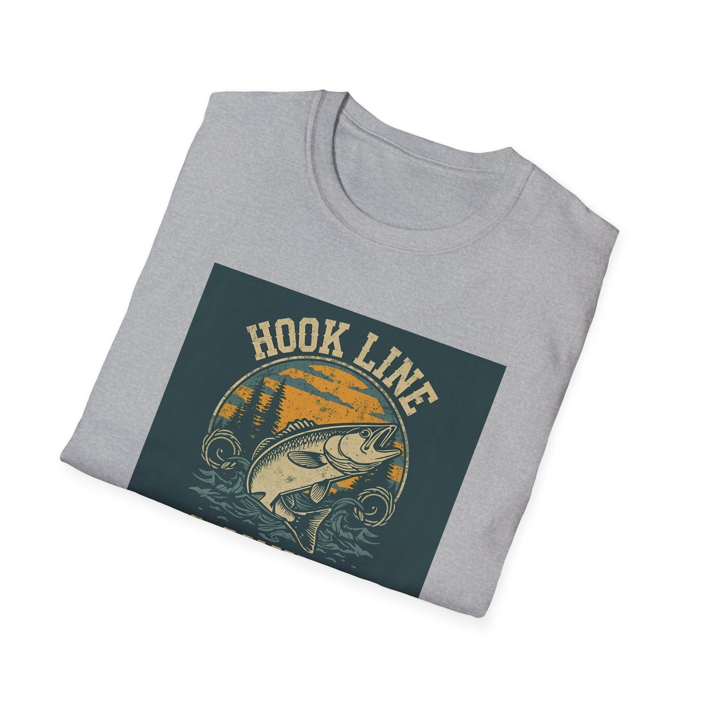 Hook Line & Sinker Fishing T-Shirt for Outdoors Enthusiasts - SJM Print Store