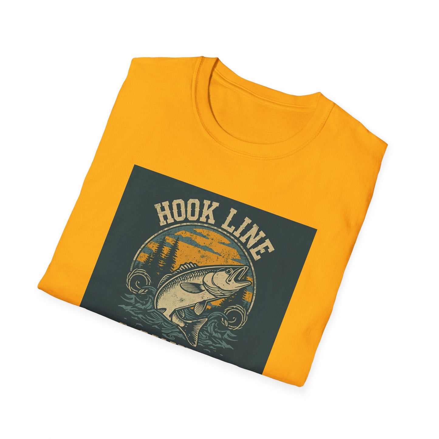 Hook Line & Sinker Fishing T-Shirt for Outdoors Enthusiasts - SJM Print Store
