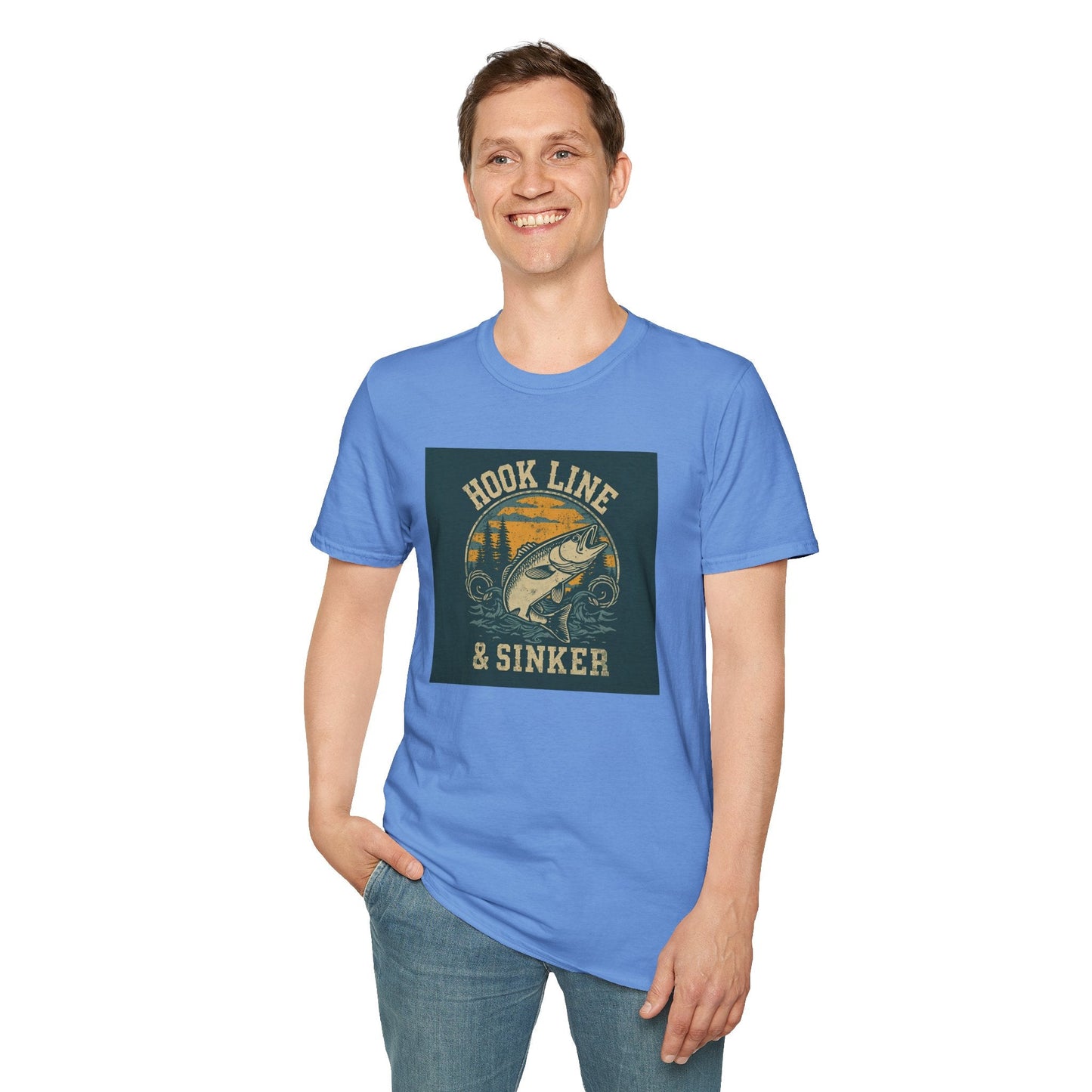 Hook Line & Sinker Fishing T-Shirt for Outdoors Enthusiasts - SJM Print Store