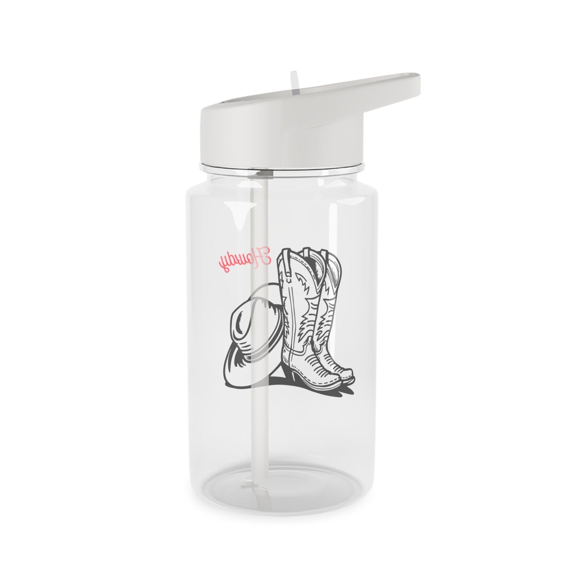 Howdy Cowboy Tritan Water Bottle, Durable Drinkware for Rodeo Lovers, Hydration Bottle for Adventures, Gifts for Him, Gifts for Her - SJM Print Store
