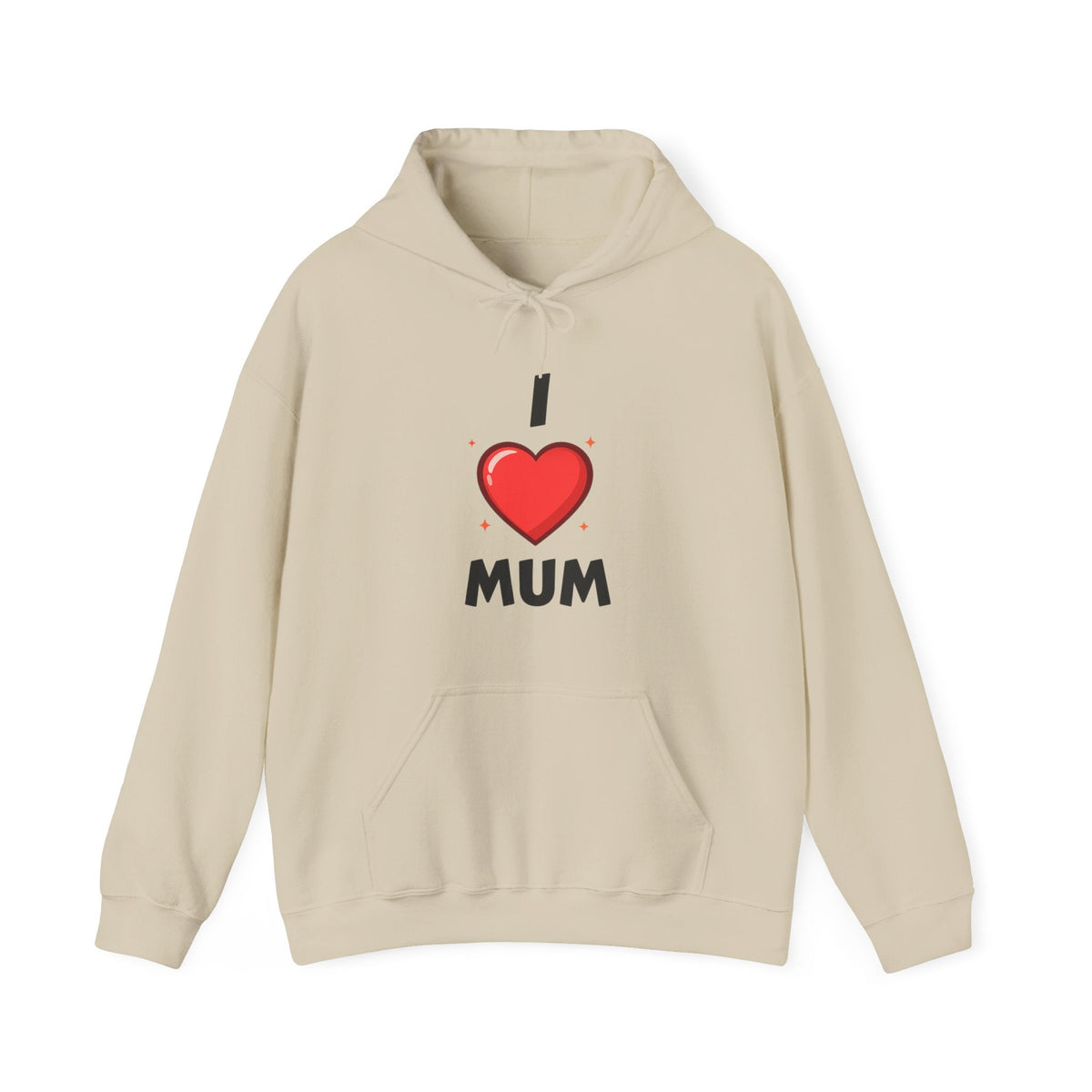 I Love Mum Hoodie | Mother's Day Gift | Hoodie for Mum | Cozy Unisex Pullover | Gifts & Lifestyle Collection - SJM Print Store