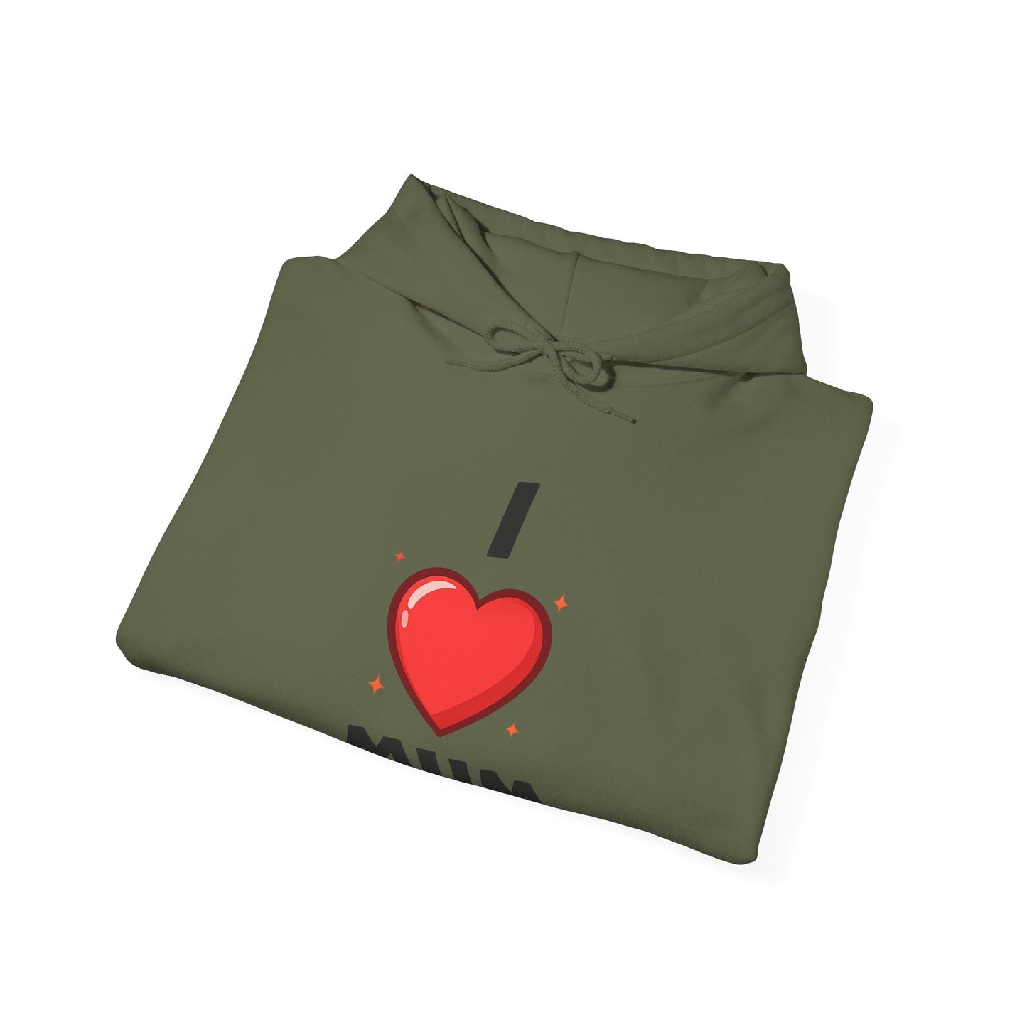 I Love Mum Hoodie | Mother's Day Gift | Hoodie for Mum | Cozy Unisex Pullover | Gifts & Lifestyle Collection - SJM Print Store