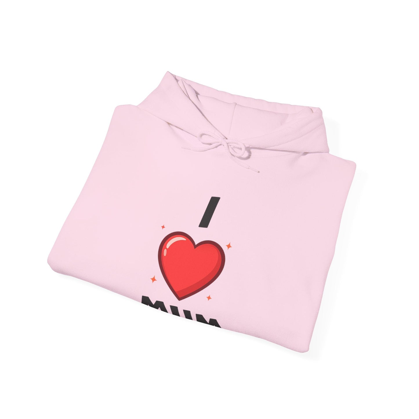 I Love Mum Hoodie | Mother's Day Gift | Hoodie for Mum | Cozy Unisex Pullover | Gifts & Lifestyle Collection - SJM Print Store