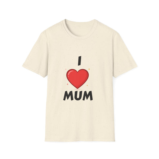 I Love Mum T-Shirt Classic Mothers Day Tee - SJM Print Store