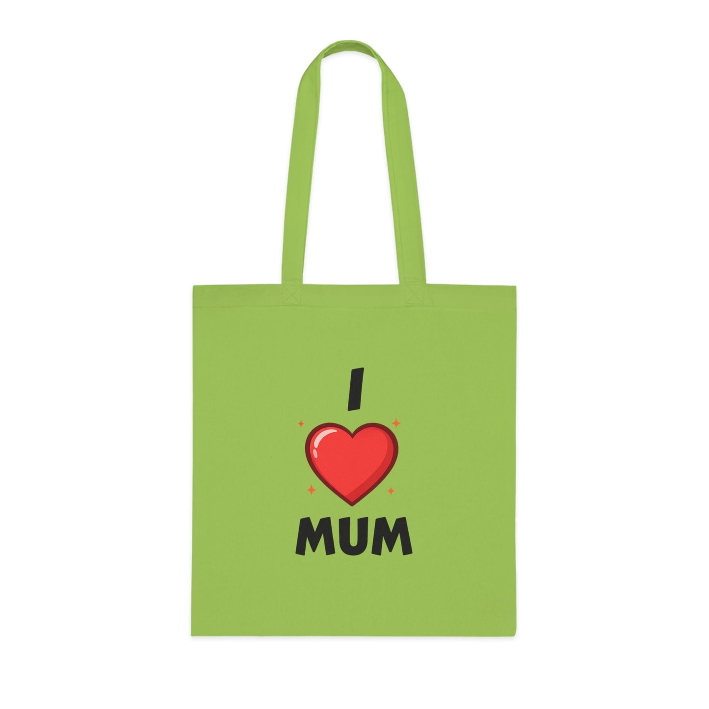 I Love Mum Tote Bag | Reusable Canvas Shopping Bag | Gift for Mum | Mother's Day Gift | Everyday Tote | Gifts & Lifestyle - SJM Print Store