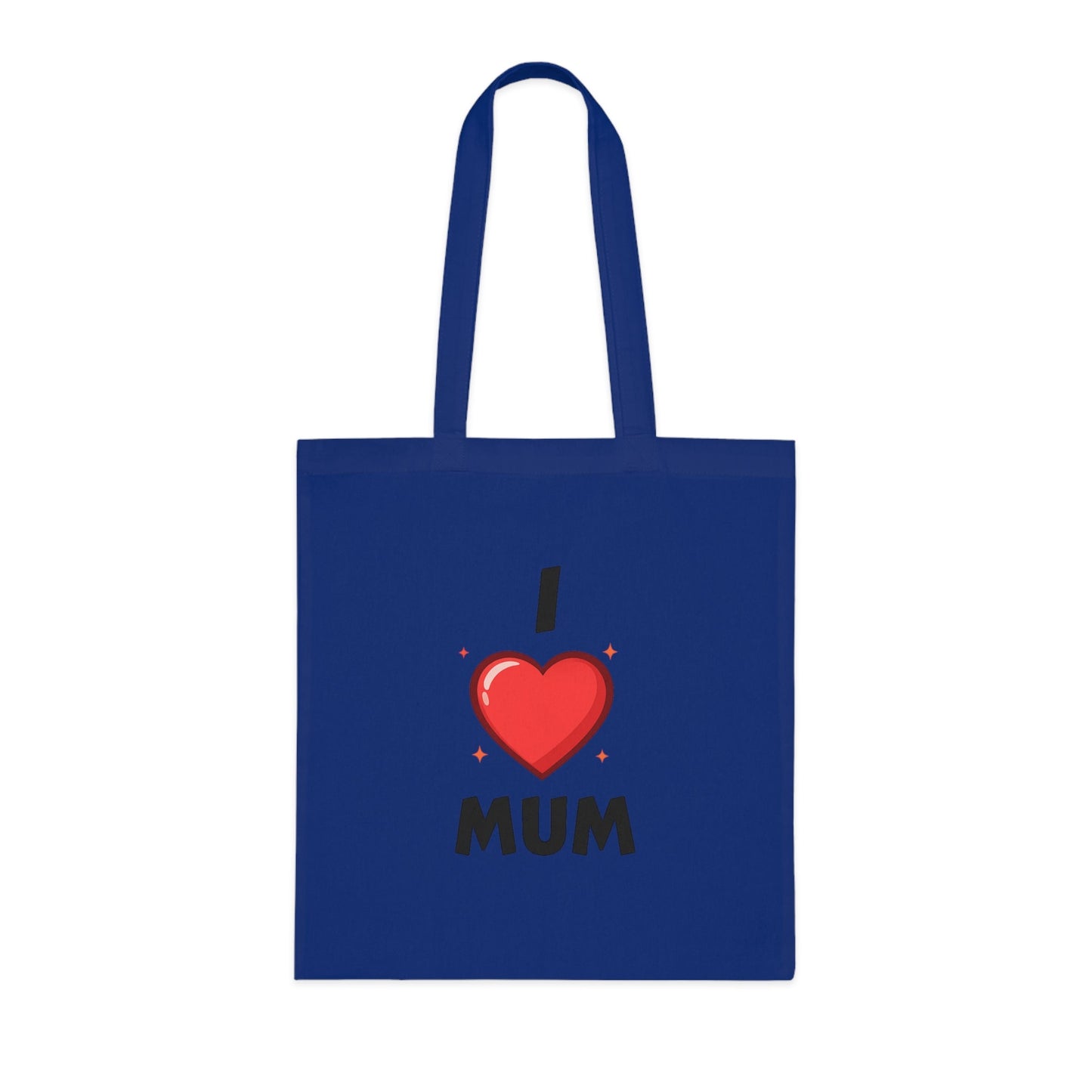 I Love Mum Tote Bag | Reusable Canvas Shopping Bag | Gift for Mum | Mother's Day Gift | Everyday Tote | Gifts & Lifestyle - SJM Print Store