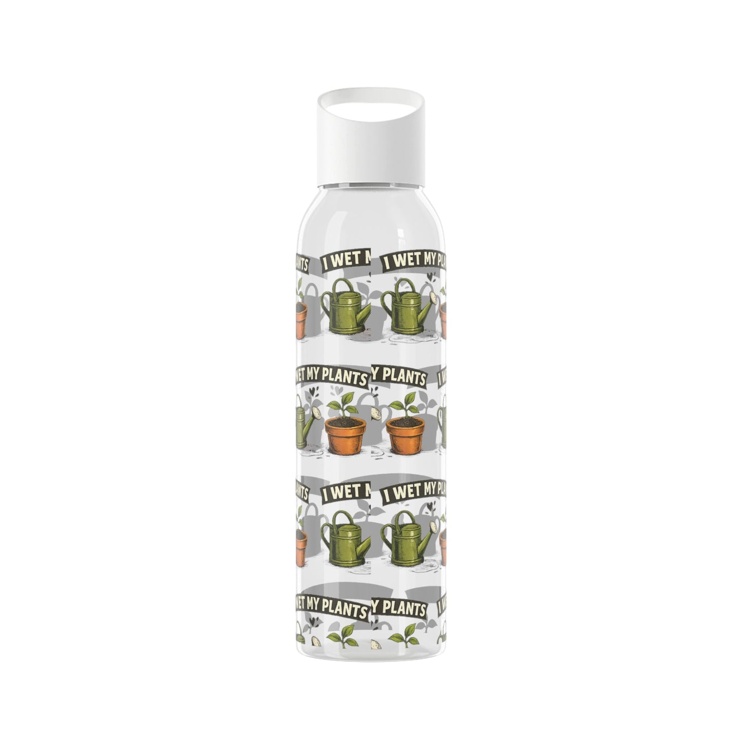 I Wet My Plants Funny Plant Lover Water Bottle - SJM Print Store
