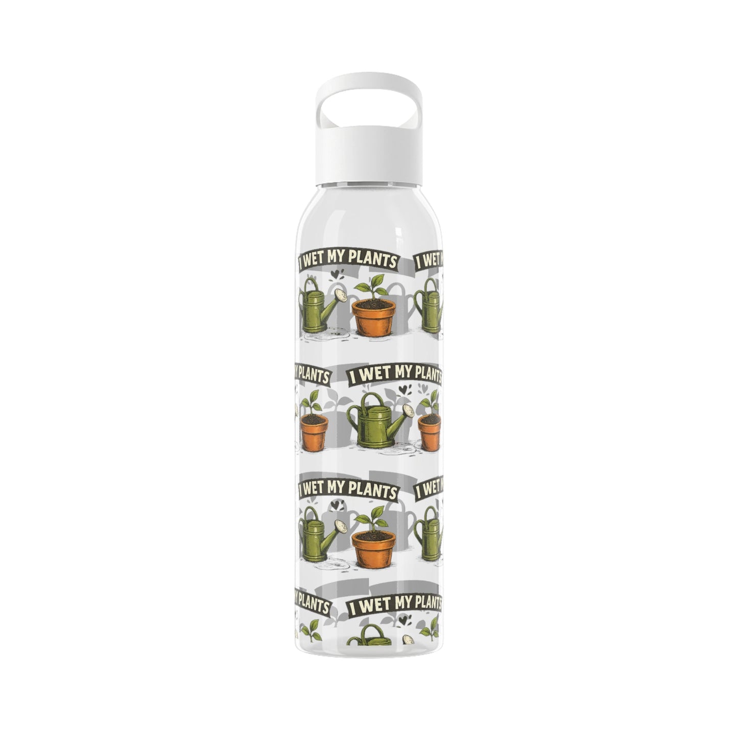 I Wet My Plants Funny Plant Lover Water Bottle - SJM Print Store
