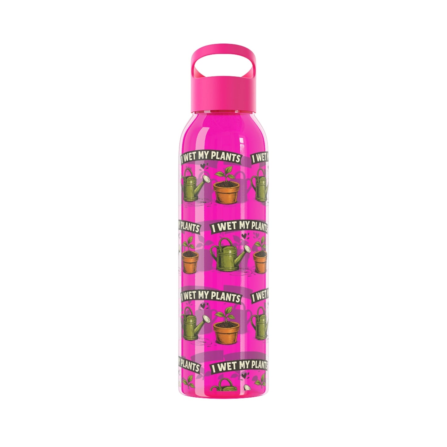 I Wet My Plants Funny Plant Lover Water Bottle - SJM Print Store
