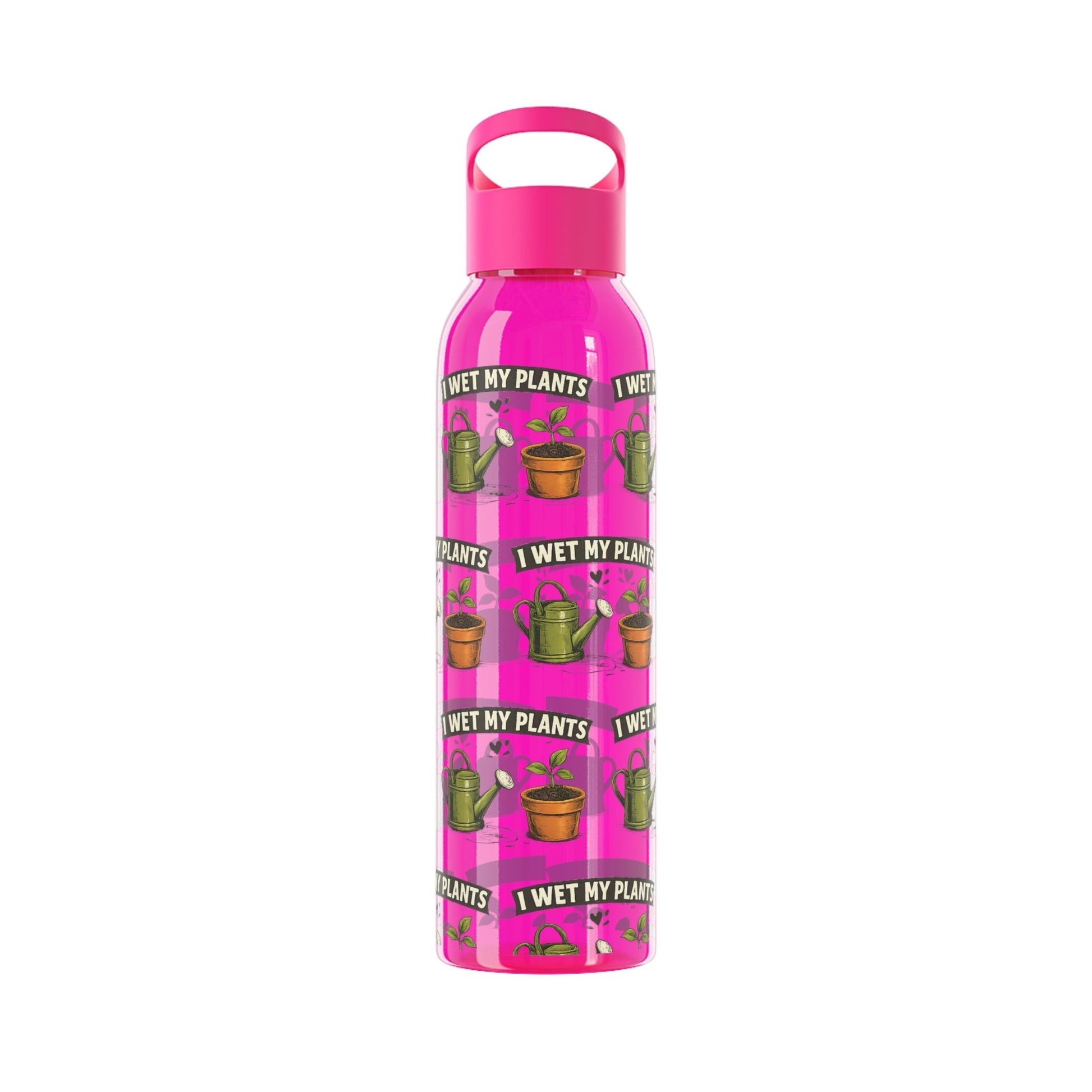 I Wet My Plants Funny Plant Lover Water Bottle - SJM Print Store