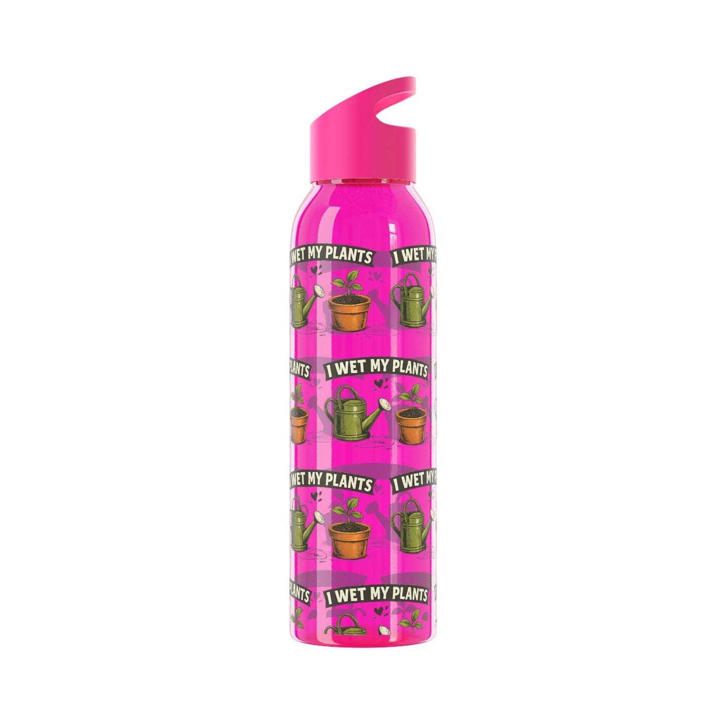 I Wet My Plants Funny Plant Lover Water Bottle - SJM Print Store