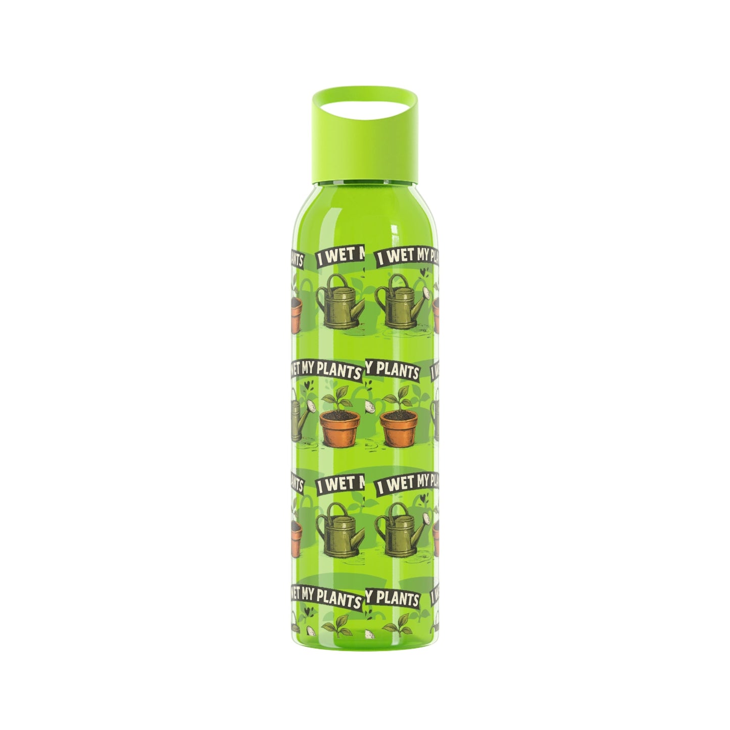 I Wet My Plants Funny Plant Lover Water Bottle - SJM Print Store