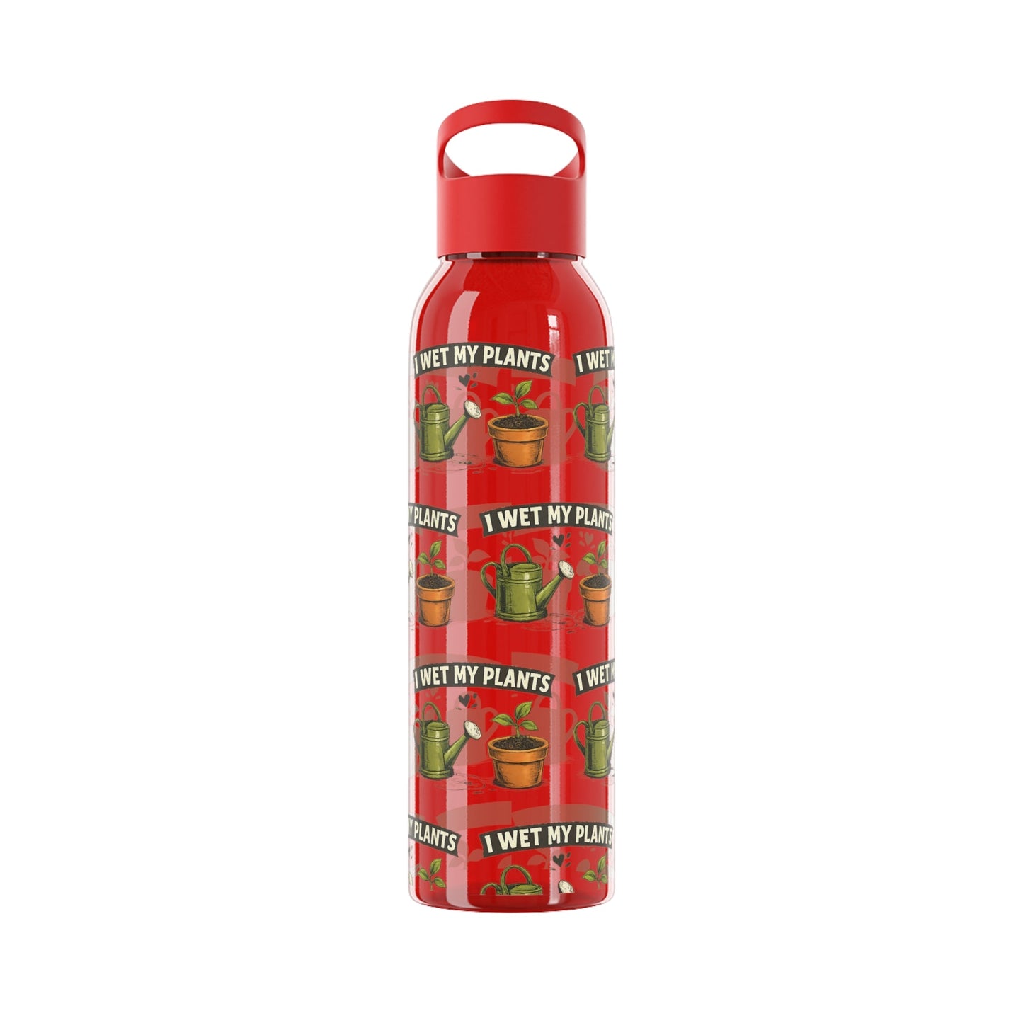 I Wet My Plants Funny Plant Lover Water Bottle - SJM Print Store
