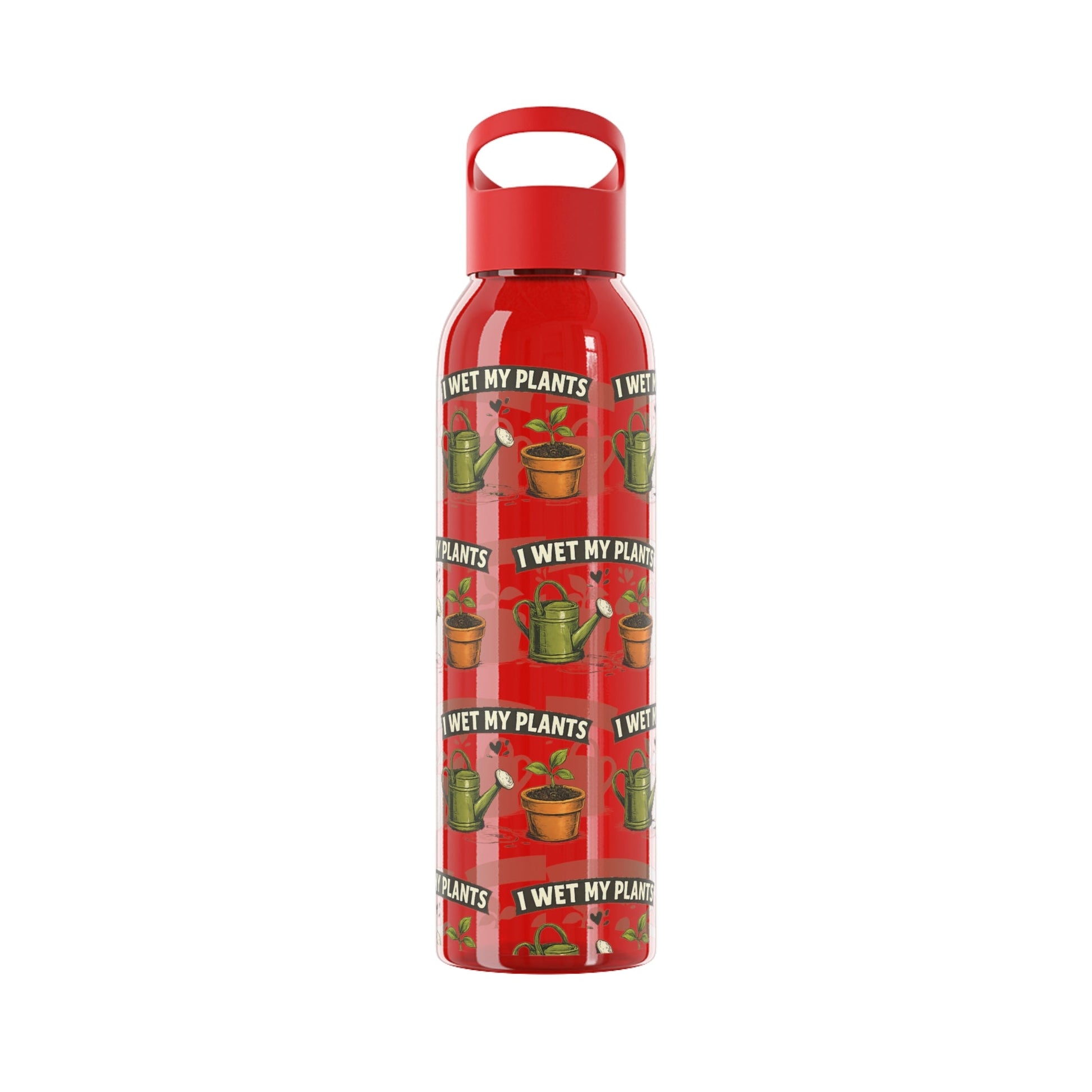 I Wet My Plants Funny Plant Lover Water Bottle - SJM Print Store