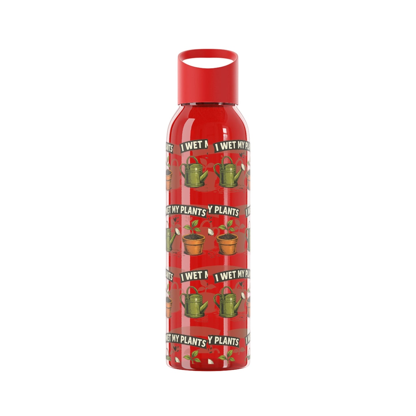 I Wet My Plants Funny Plant Lover Water Bottle - SJM Print Store
