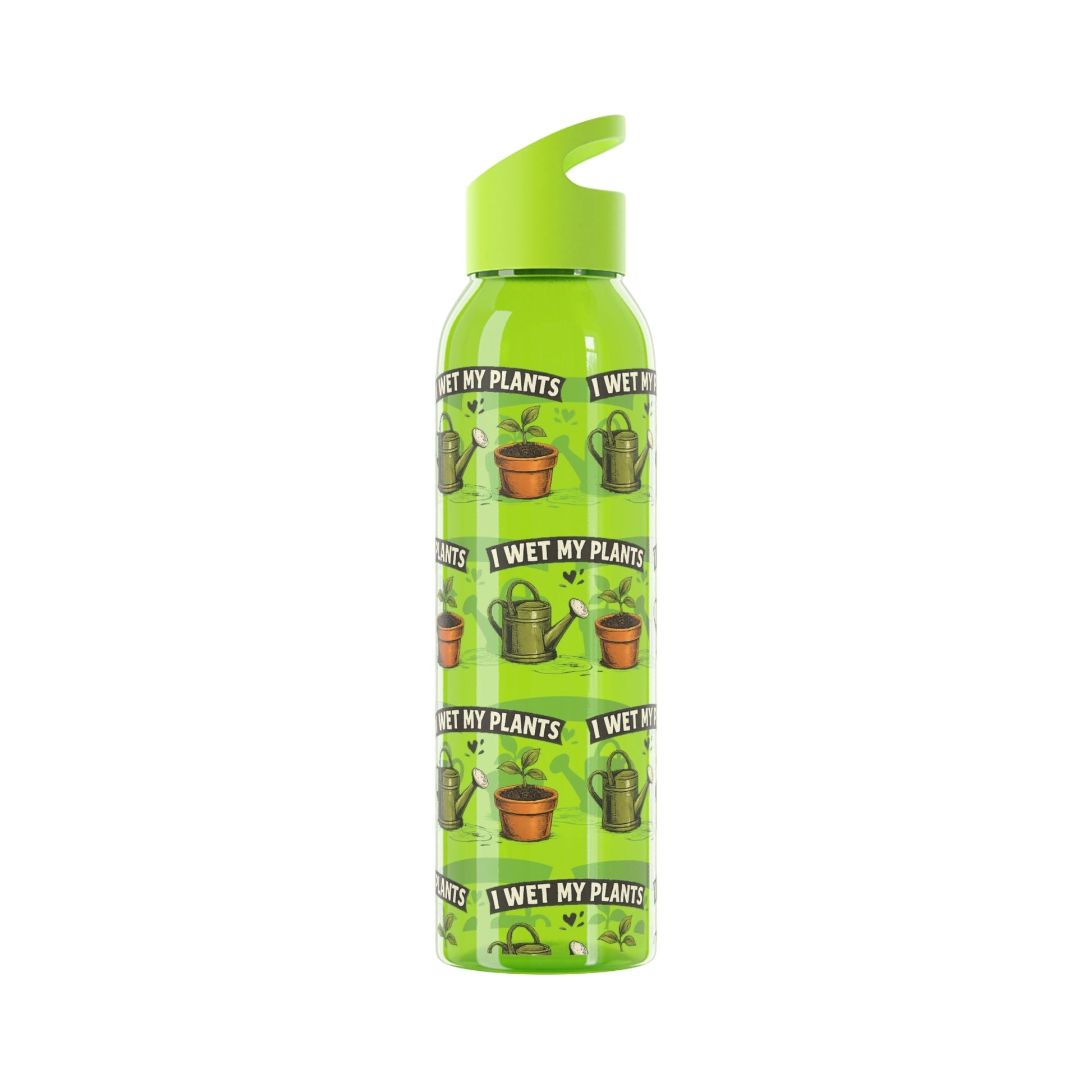 I Wet My Plants Funny Plant Lover Water Bottle - SJM Print Store
