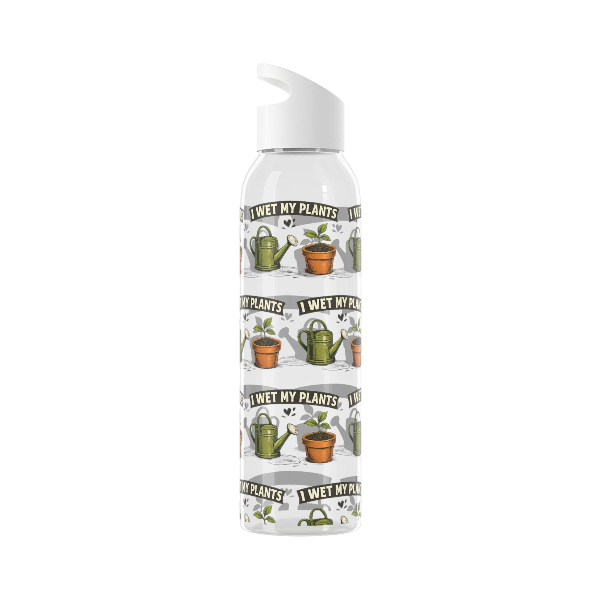 I Wet My Plants Funny Plant Lover Water Bottle - SJM Print Store