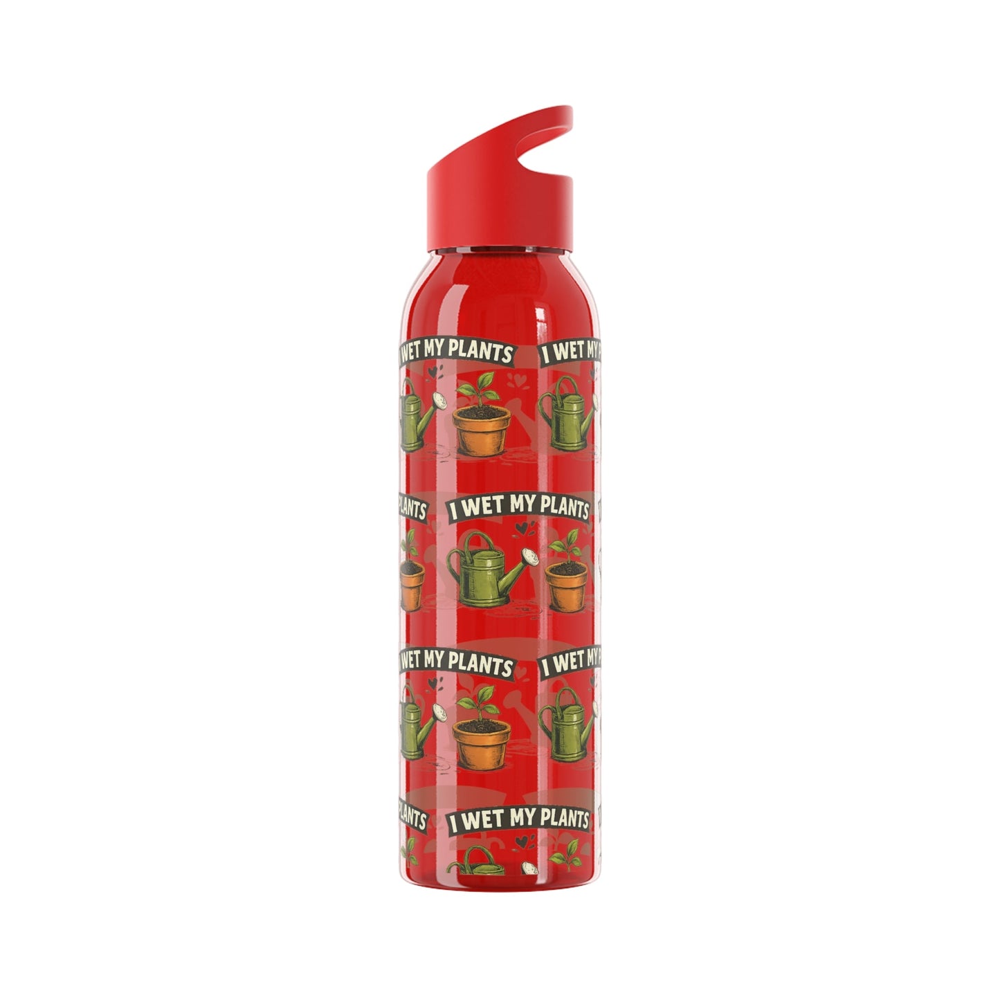 I Wet My Plants Funny Plant Lover Water Bottle - SJM Print Store
