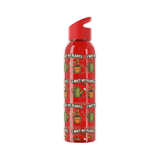 I Wet My Plants Funny Plant Lover Water Bottle - SJM Print Store