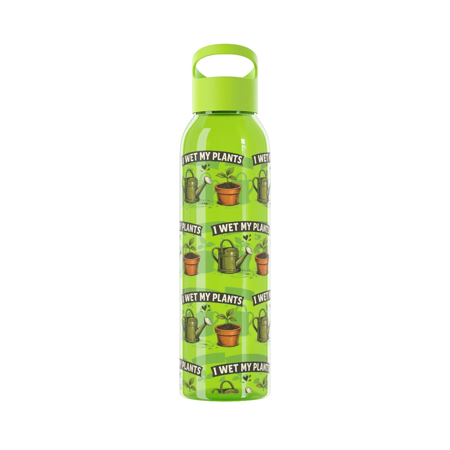 I Wet My Plants Funny Plant Lover Water Bottle - SJM Print Store