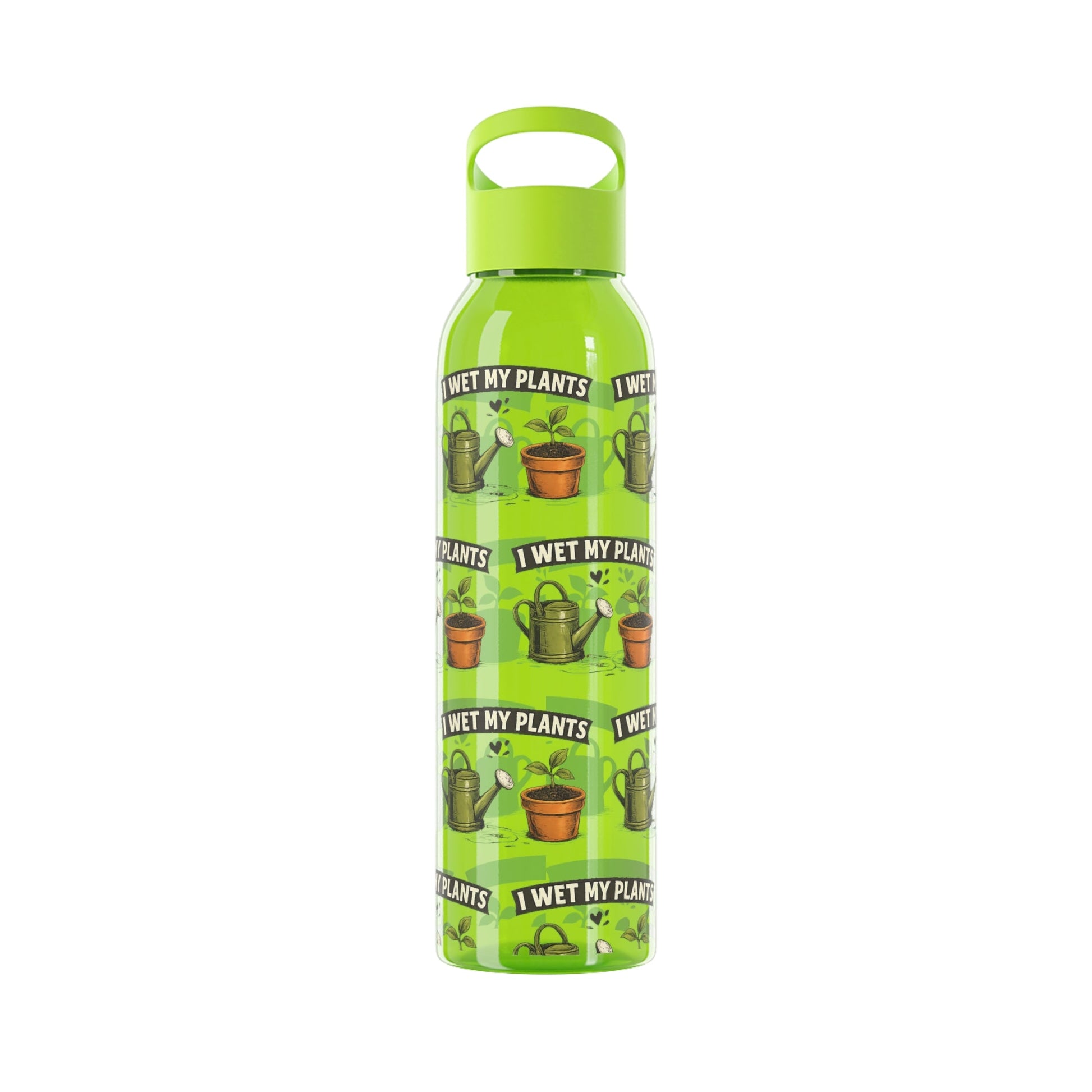 I Wet My Plants Funny Plant Lover Water Bottle - SJM Print Store