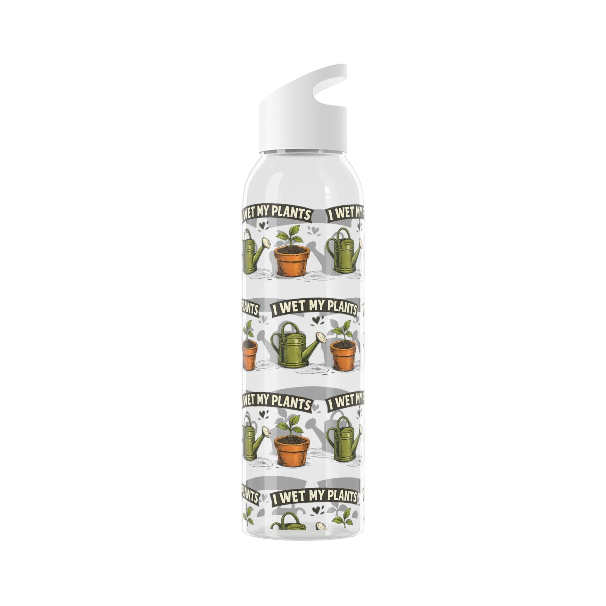 I Wet My Plants Funny Plant Lover Water Bottle - SJM Print Store