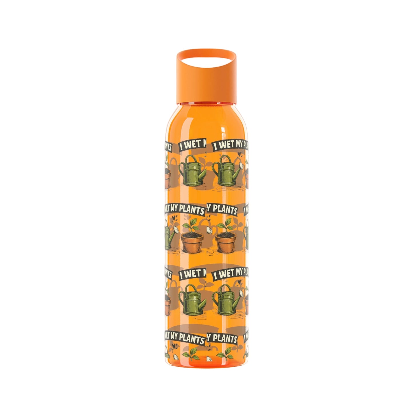 I Wet My Plants Funny Plant Lover Water Bottle - SJM Print Store