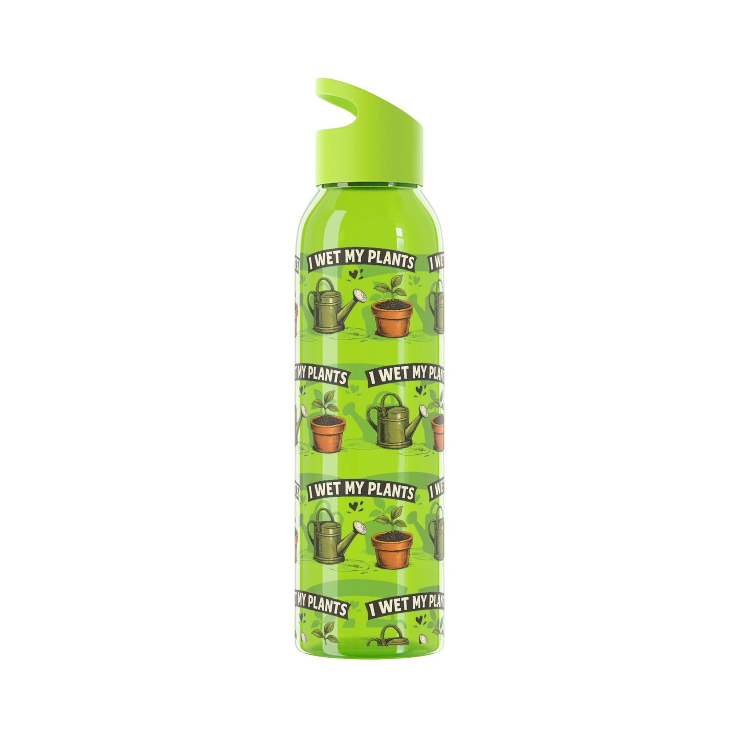 I Wet My Plants Funny Plant Lover Water Bottle - SJM Print Store