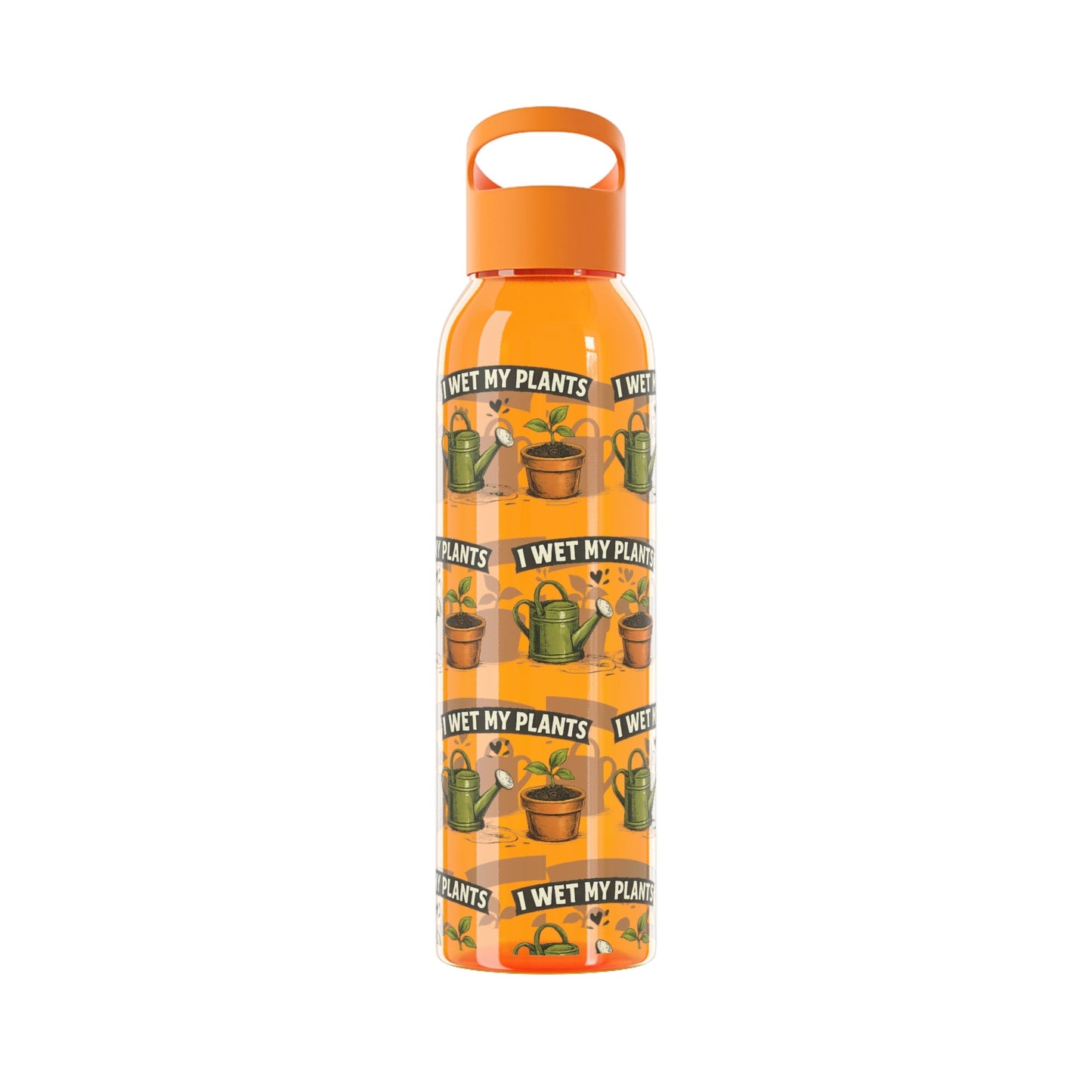 I Wet My Plants Funny Plant Lover Water Bottle - SJM Print Store