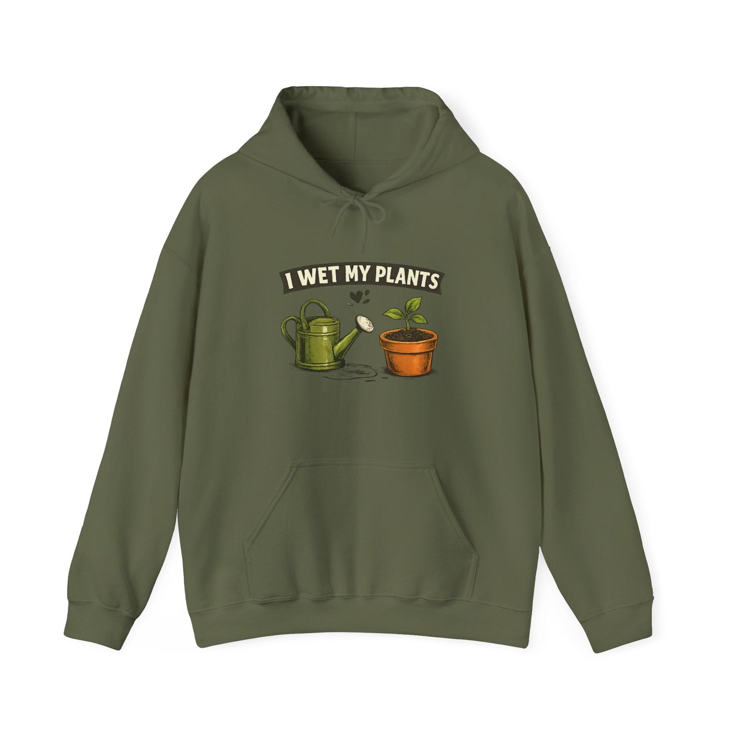 I Wet My Plants Hoodie - Funny Gardener Top - SJM Print Store