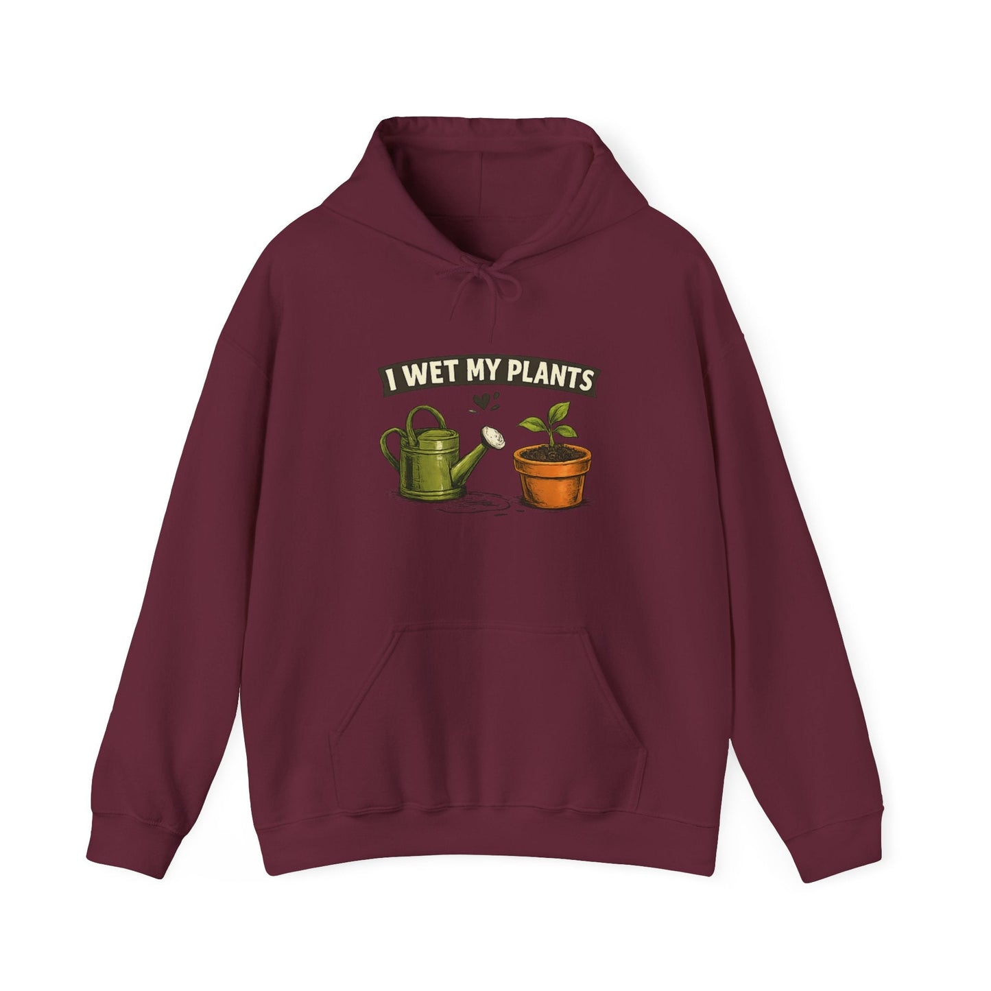 I Wet My Plants Hoodie - Funny Gardener Top - SJM Print Store