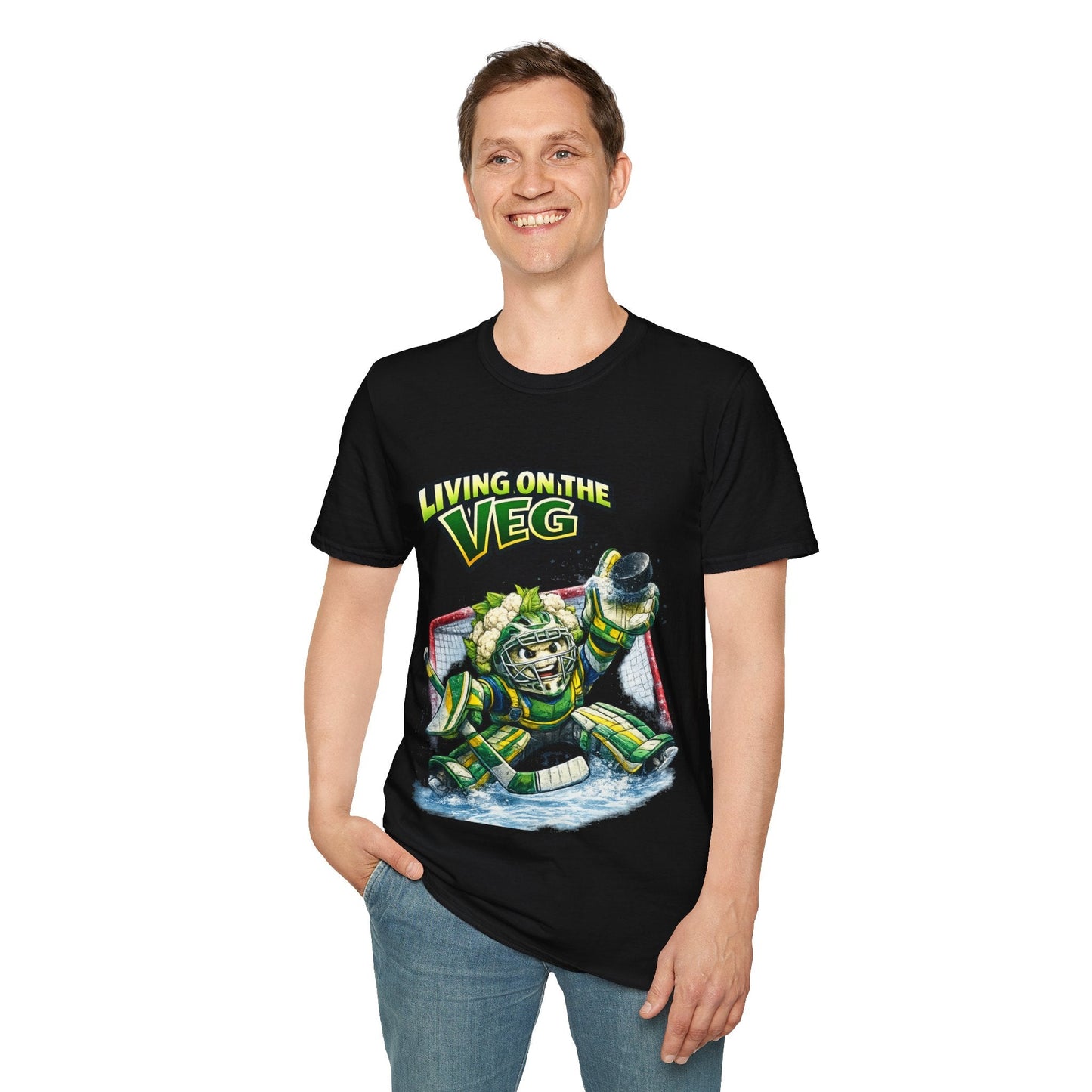 Ice Hockey Cauliflower T-shirt - SJM Print Store