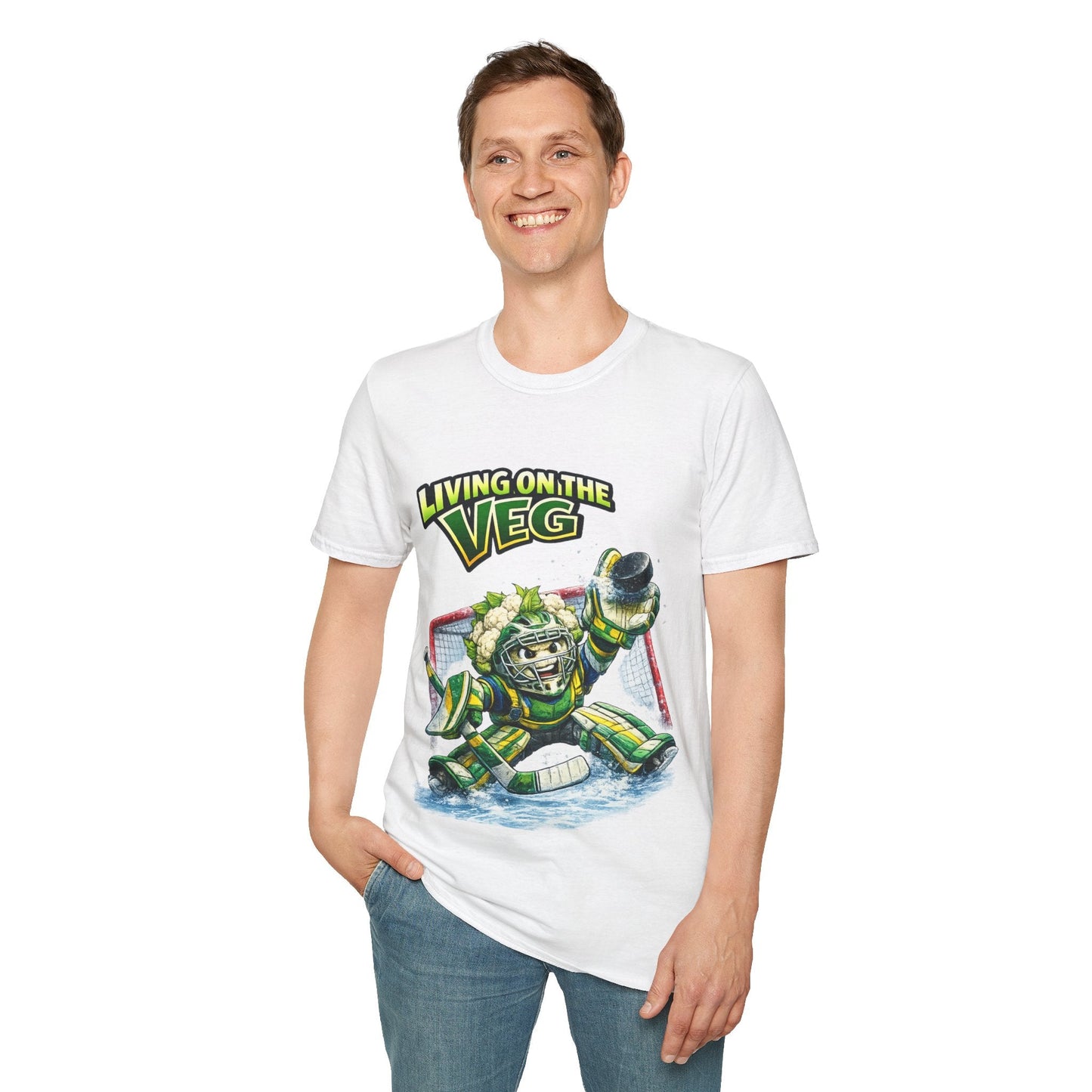 Ice Hockey Cauliflower T-shirt - SJM Print Store