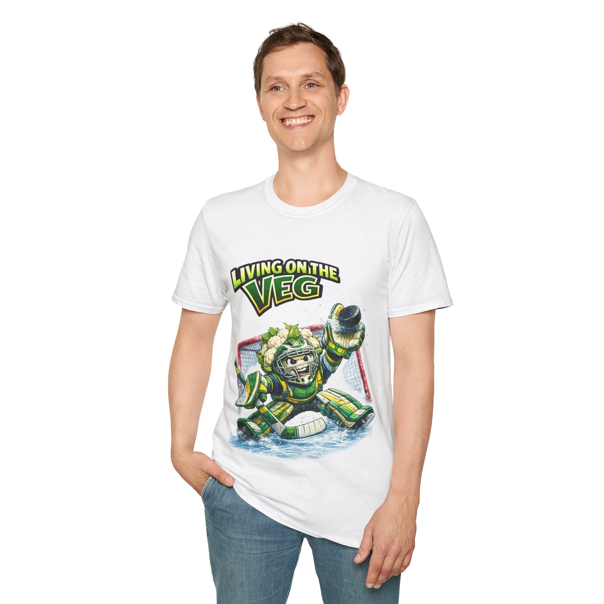Ice Hockey Cauliflower T-shirt - SJM Print Store