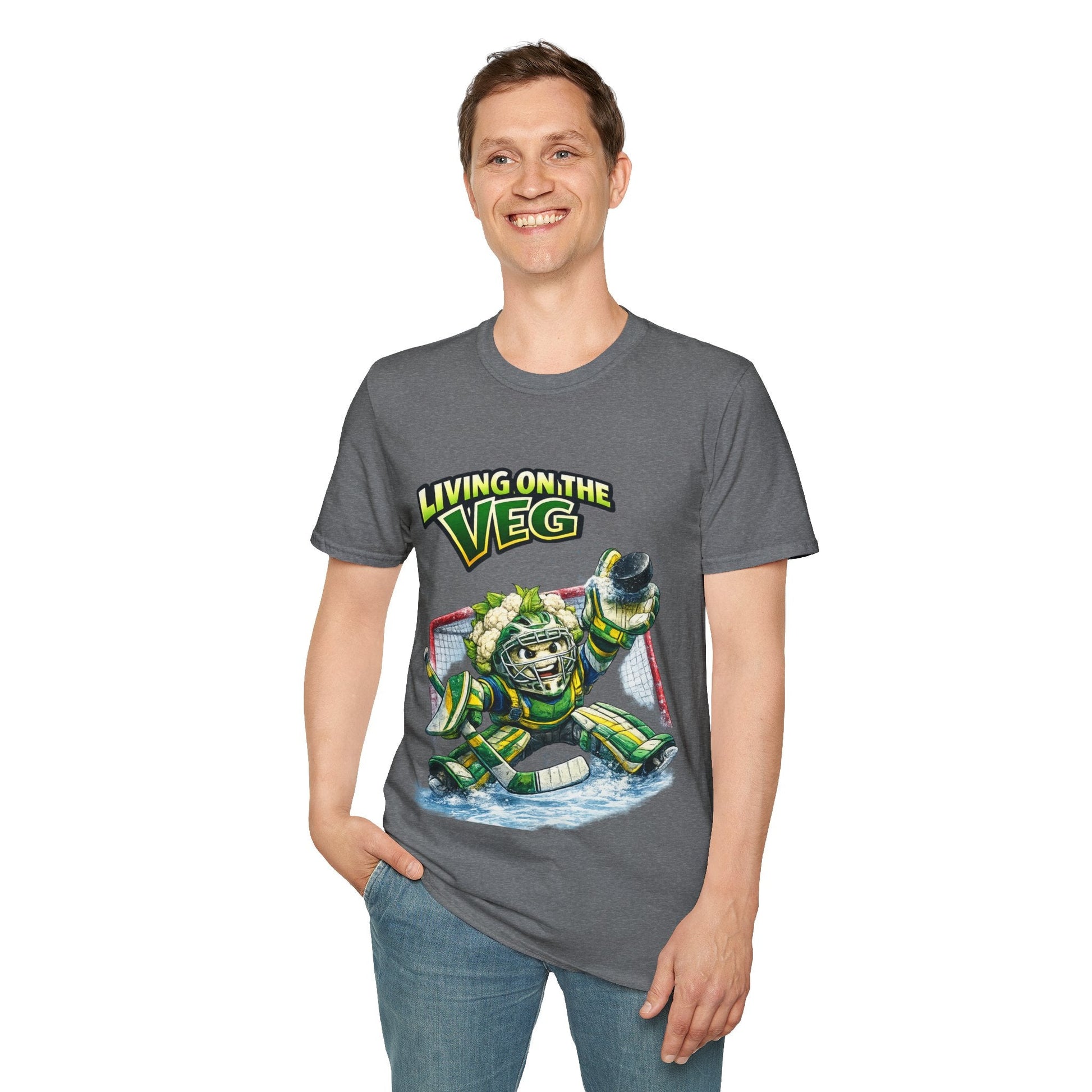 Ice Hockey Cauliflower T-shirt - SJM Print Store