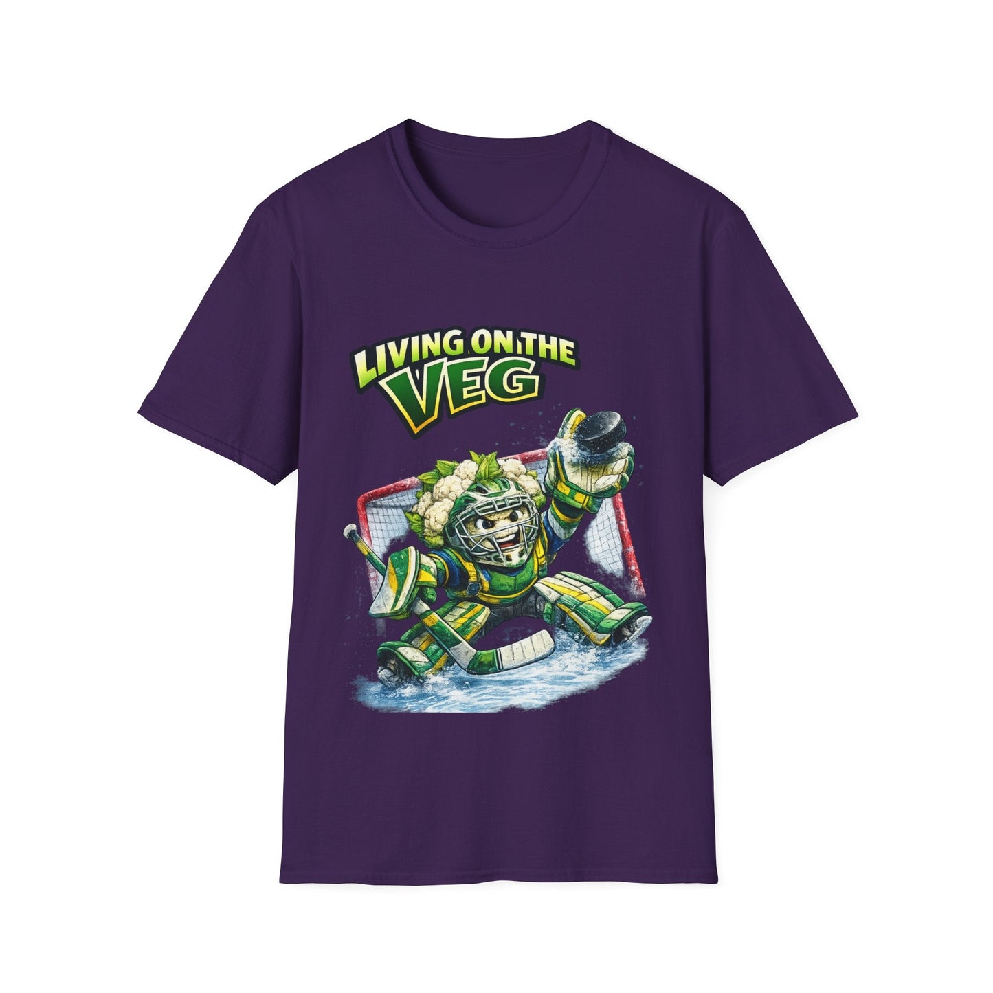 Ice Hockey Cauliflower T-shirt - SJM Print Store