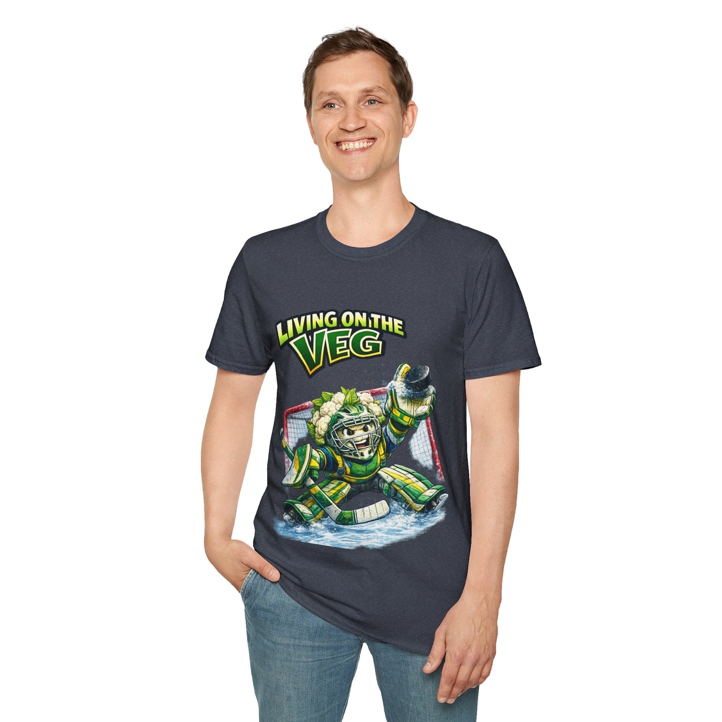 Ice Hockey Cauliflower T-shirt - SJM Print Store