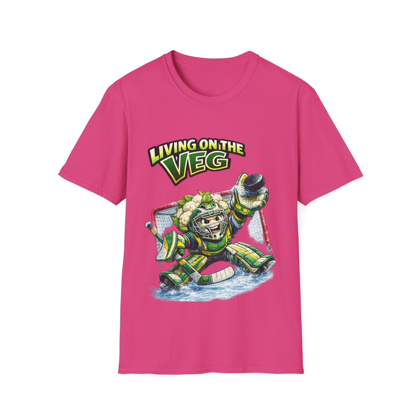 Ice Hockey Cauliflower T-shirt - SJM Print Store