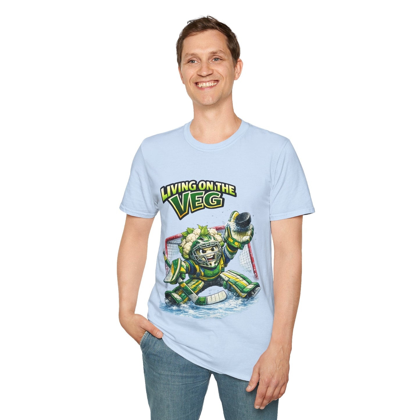 Ice Hockey Cauliflower T-shirt - SJM Print Store