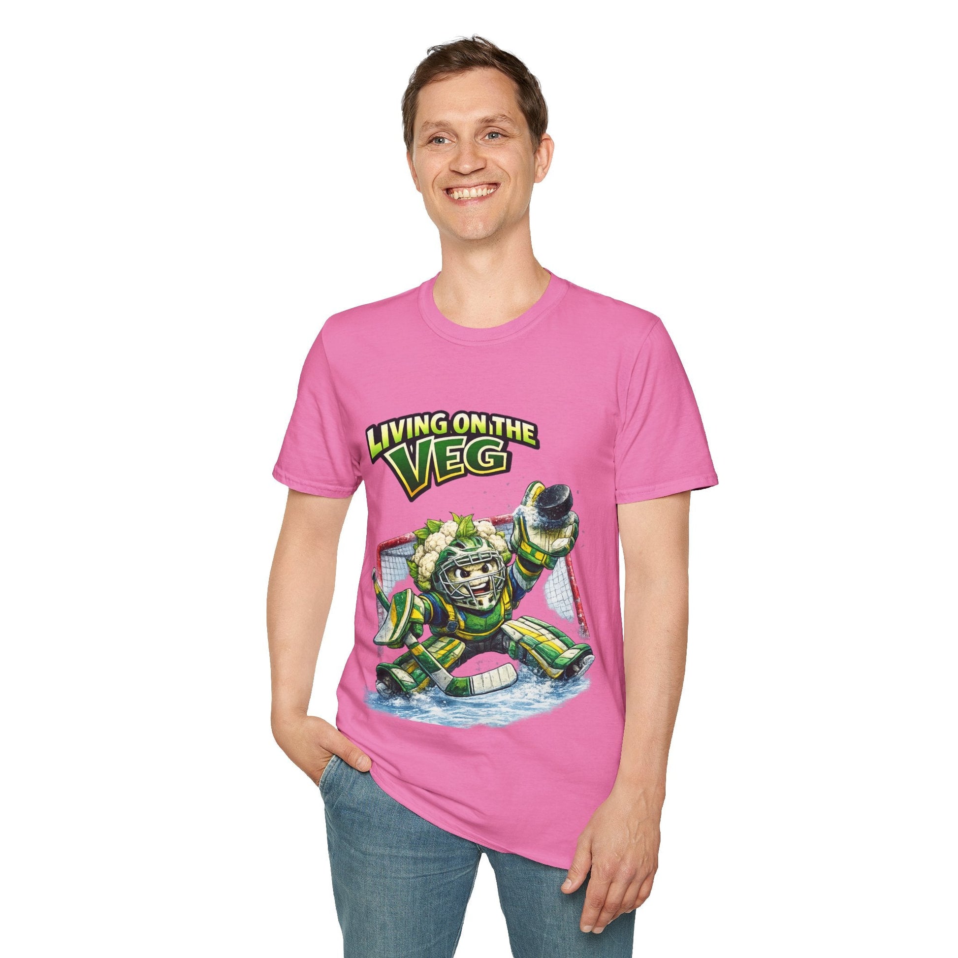 Ice Hockey Cauliflower T-shirt - SJM Print Store