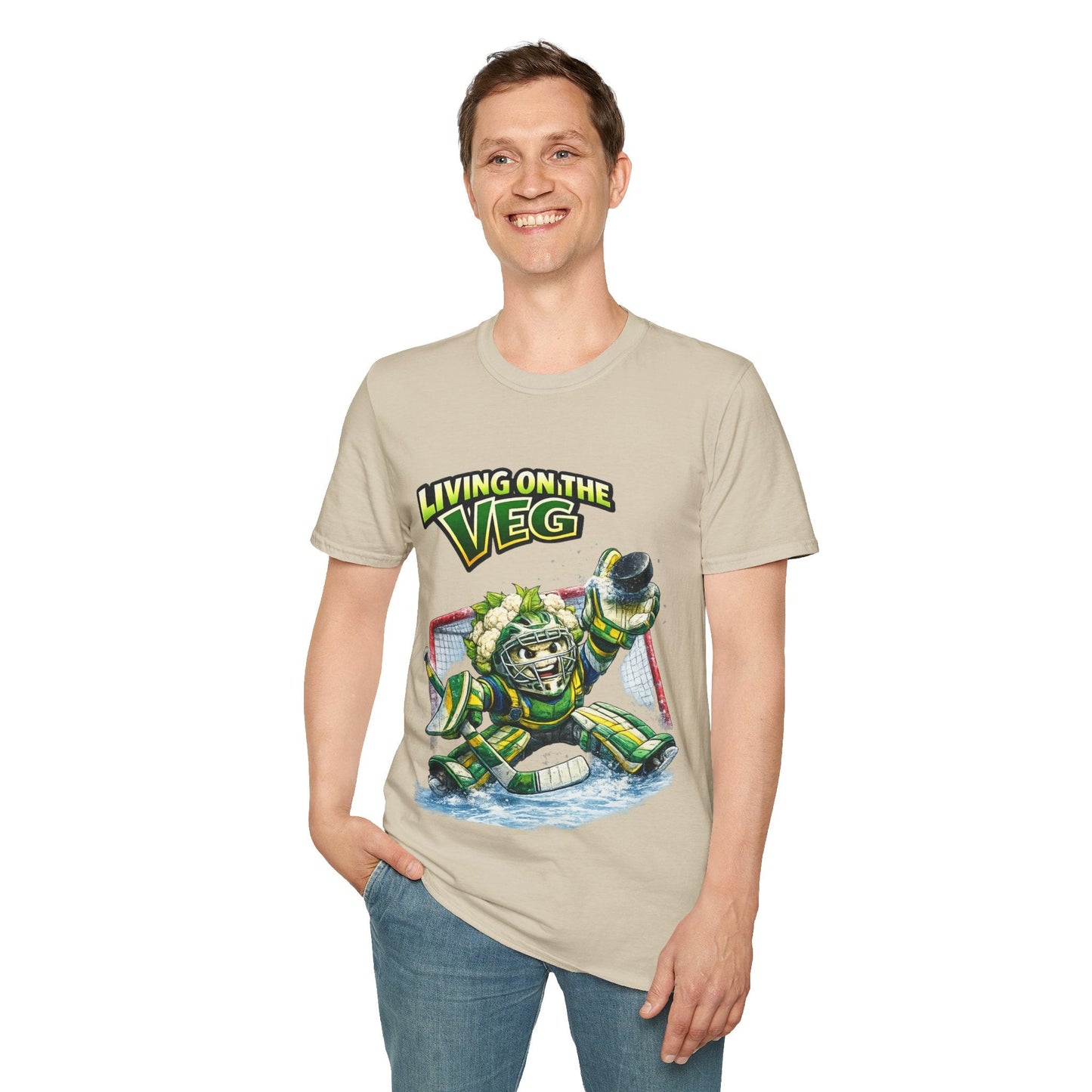 Ice Hockey Cauliflower T-shirt - SJM Print Store