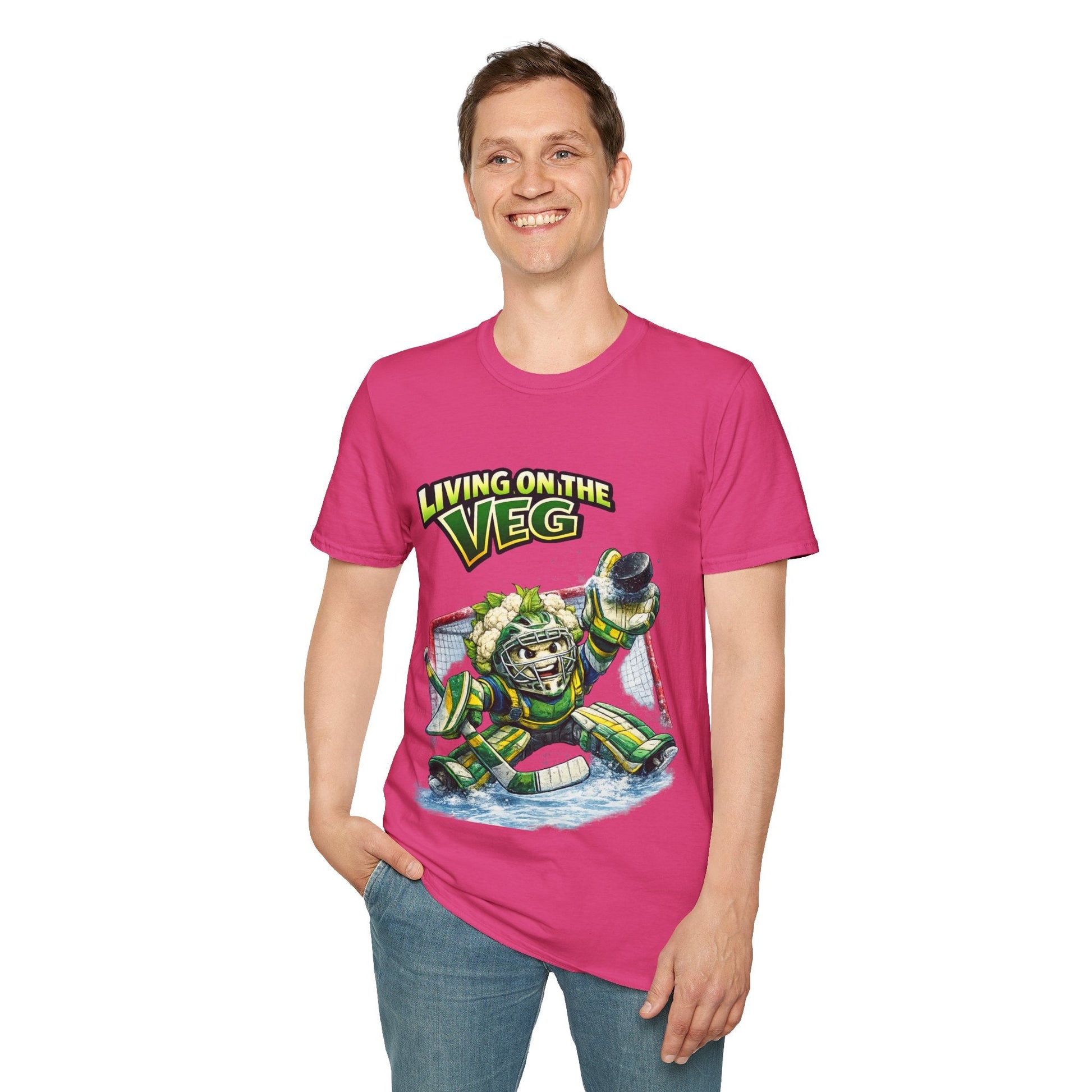 Ice Hockey Cauliflower T-shirt - SJM Print Store
