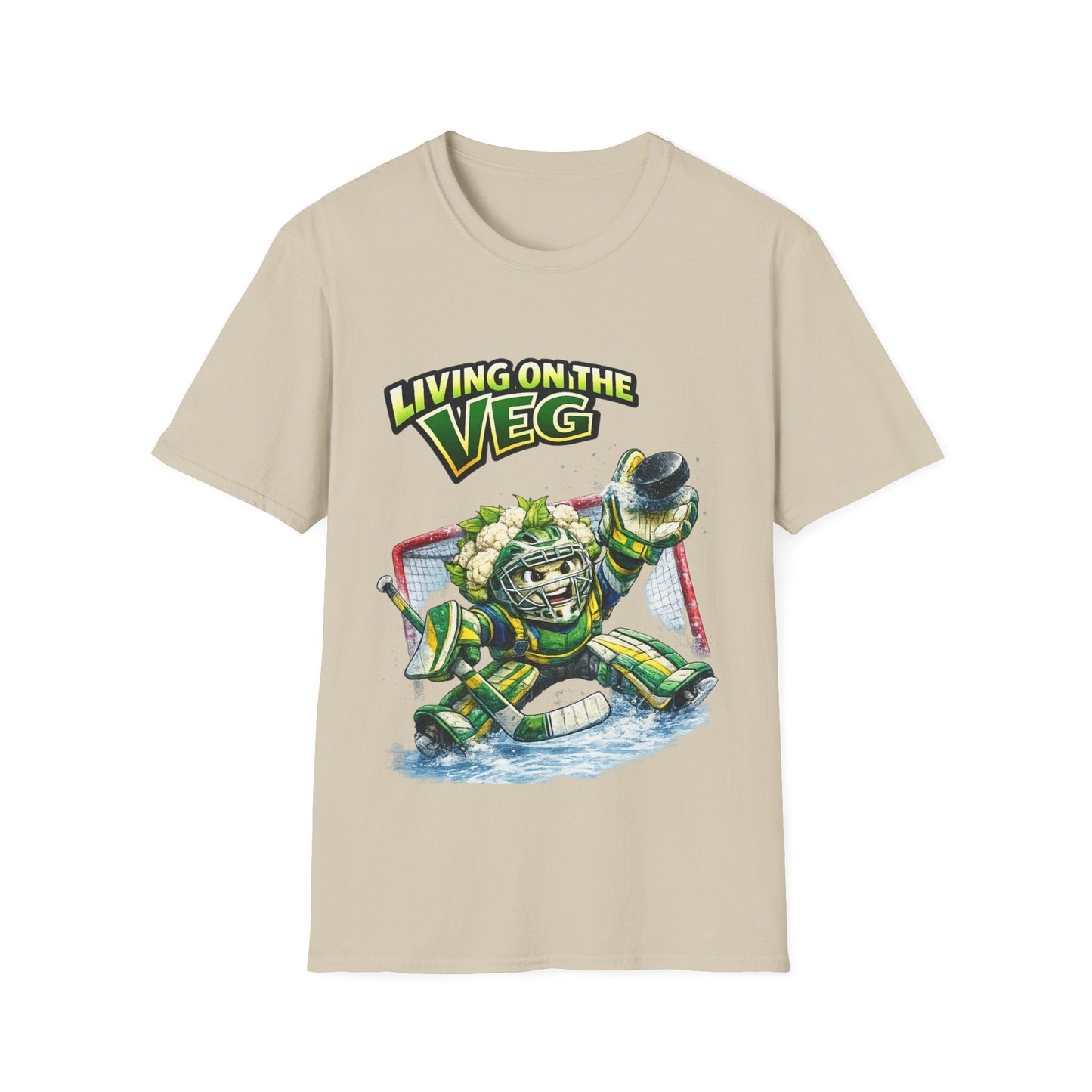 Ice Hockey Cauliflower T-shirt - SJM Print Store