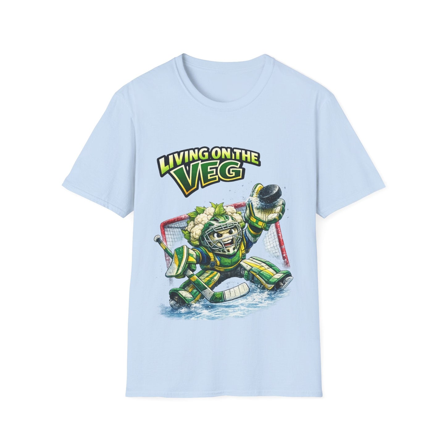 Ice Hockey Cauliflower T-shirt - SJM Print Store