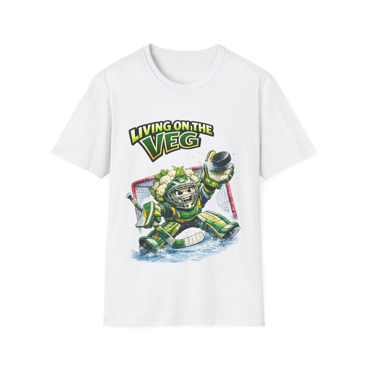 Ice Hockey Cauliflower T-shirt - SJM Print Store
