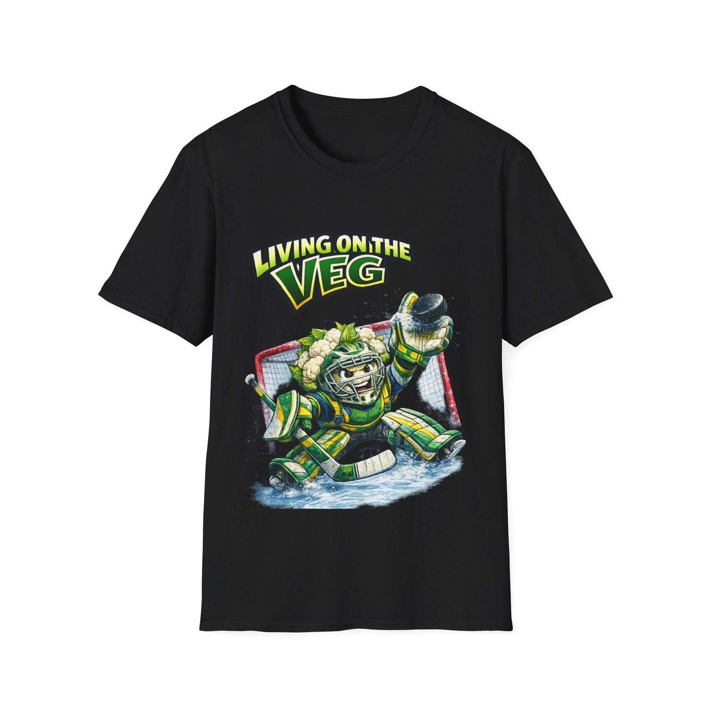 Ice Hockey Cauliflower T-shirt - SJM Print Store