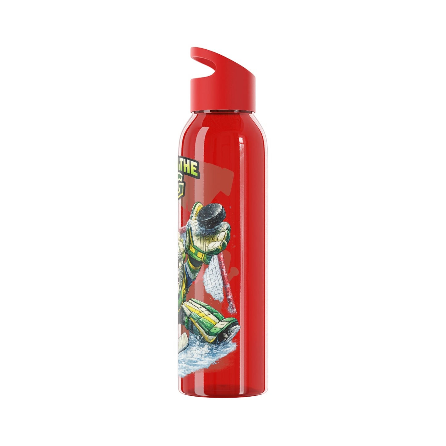 Ice Hockey Cauliflower Water Bottle - SJM Print Store
